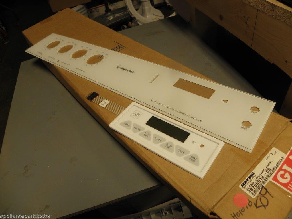 Maytag Stove Control Panel 4851S018-59 NEW IN BOX Maytag Stove Control Panel 4851S018-59 NEW IN BOX